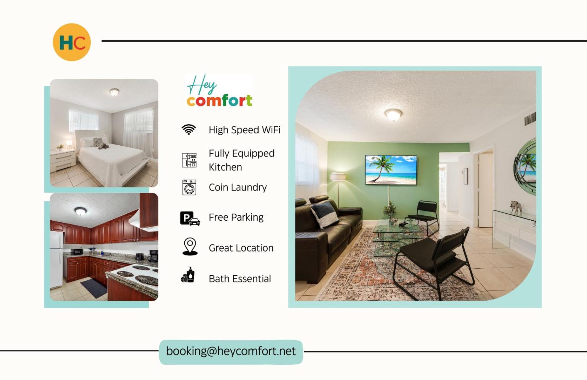 Comfortable 3 Bed Centrally Located In Miami